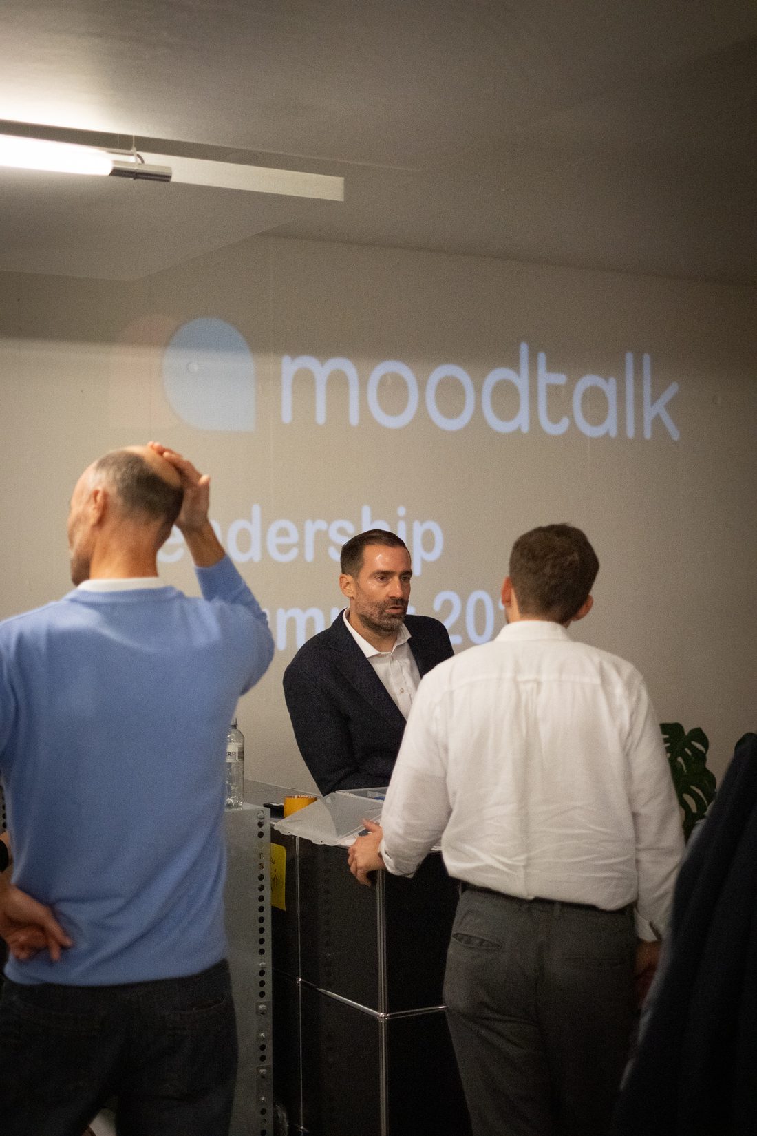 Austausch an einem Moodtalk-Treffen