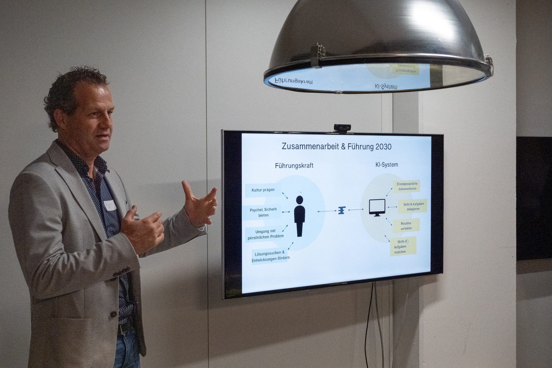 Input zu Zusammenarbeit und Fuehrung an einem Moodtalk-Treffen